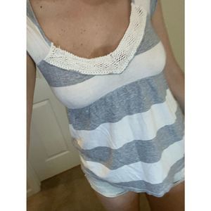 Y2k Hollister HCO lace shirt